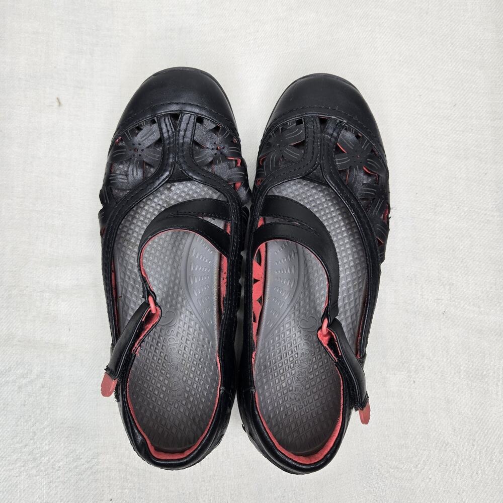 Baretraps Women's Black Ferra Flower Lasercut Comfort Flats Size 7M - Picture 7 of 11